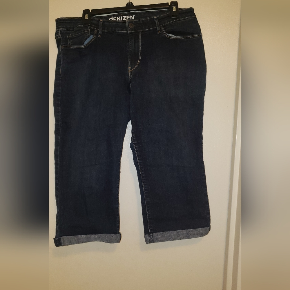 Denim capris